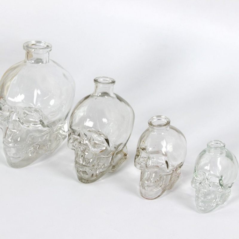 Wine Beer Spirit - Crystal Skull Head Bottle Whiskey Vodka