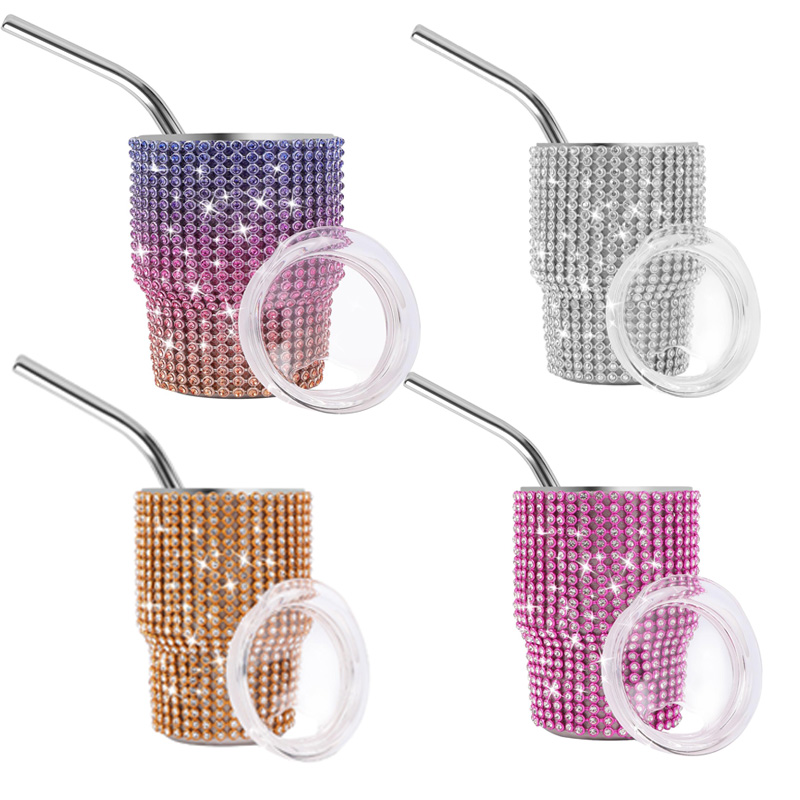 Wine To Beer To Liquor - Bling Diamond 3 oz Mini liquor