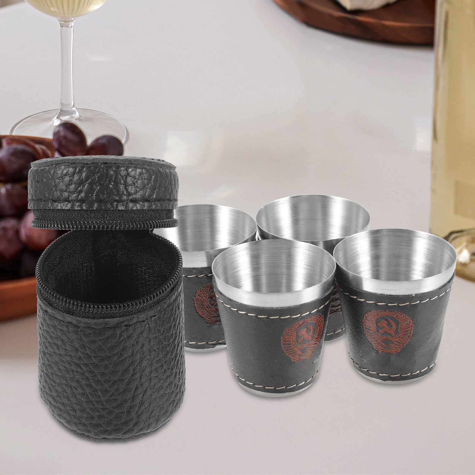 1Set Stainless Steel Wine Cup  - Wine Beer The Whiskey recension och pris