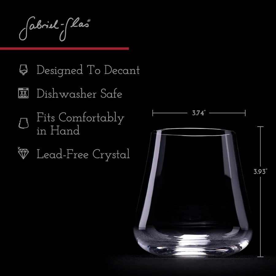 Stemless Crystal Wine Glasses  - Wine Beer The Whiskey recension och pris