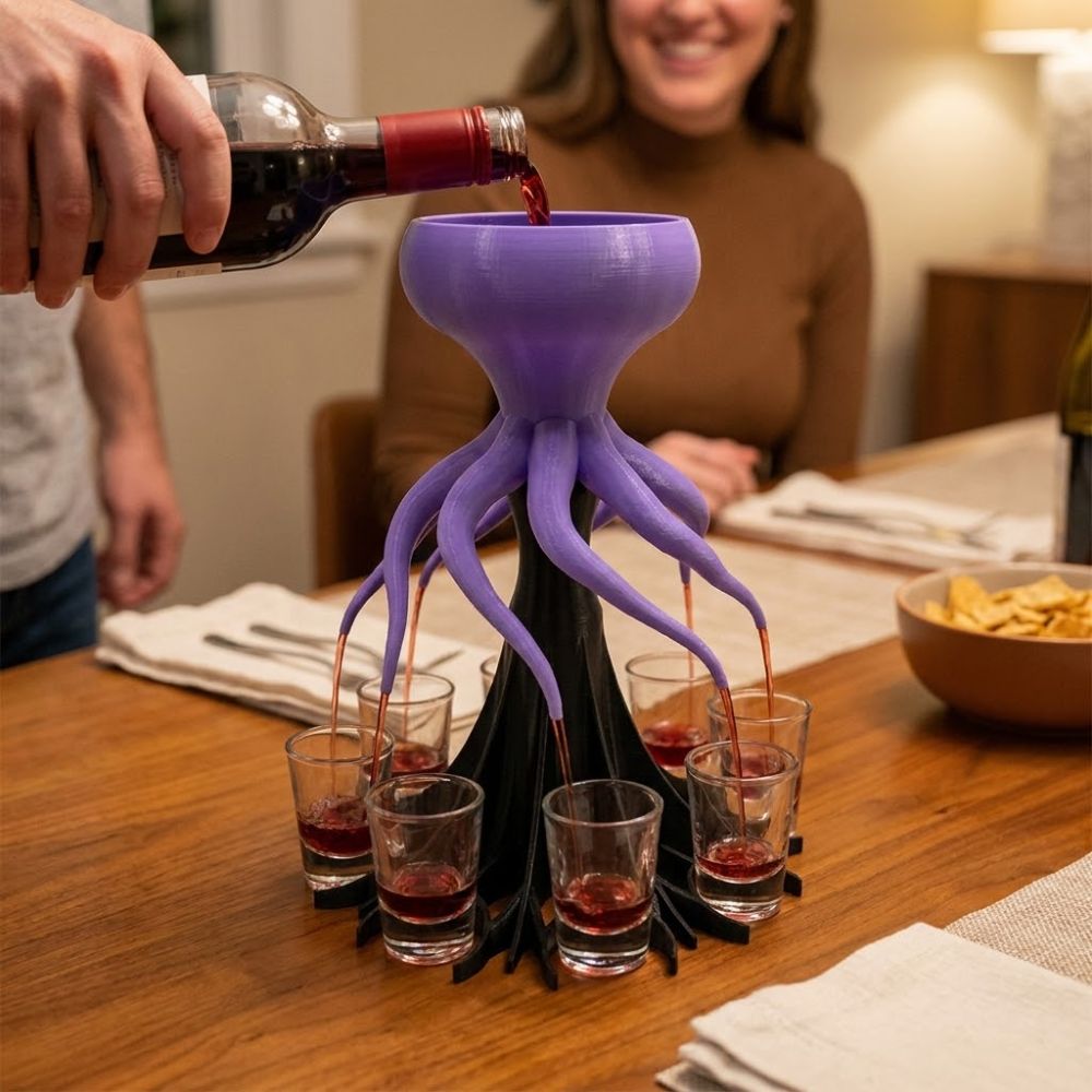 8 Holes 3D Printing Wine Distr - Wine To Beer To Liquor recension och pris
