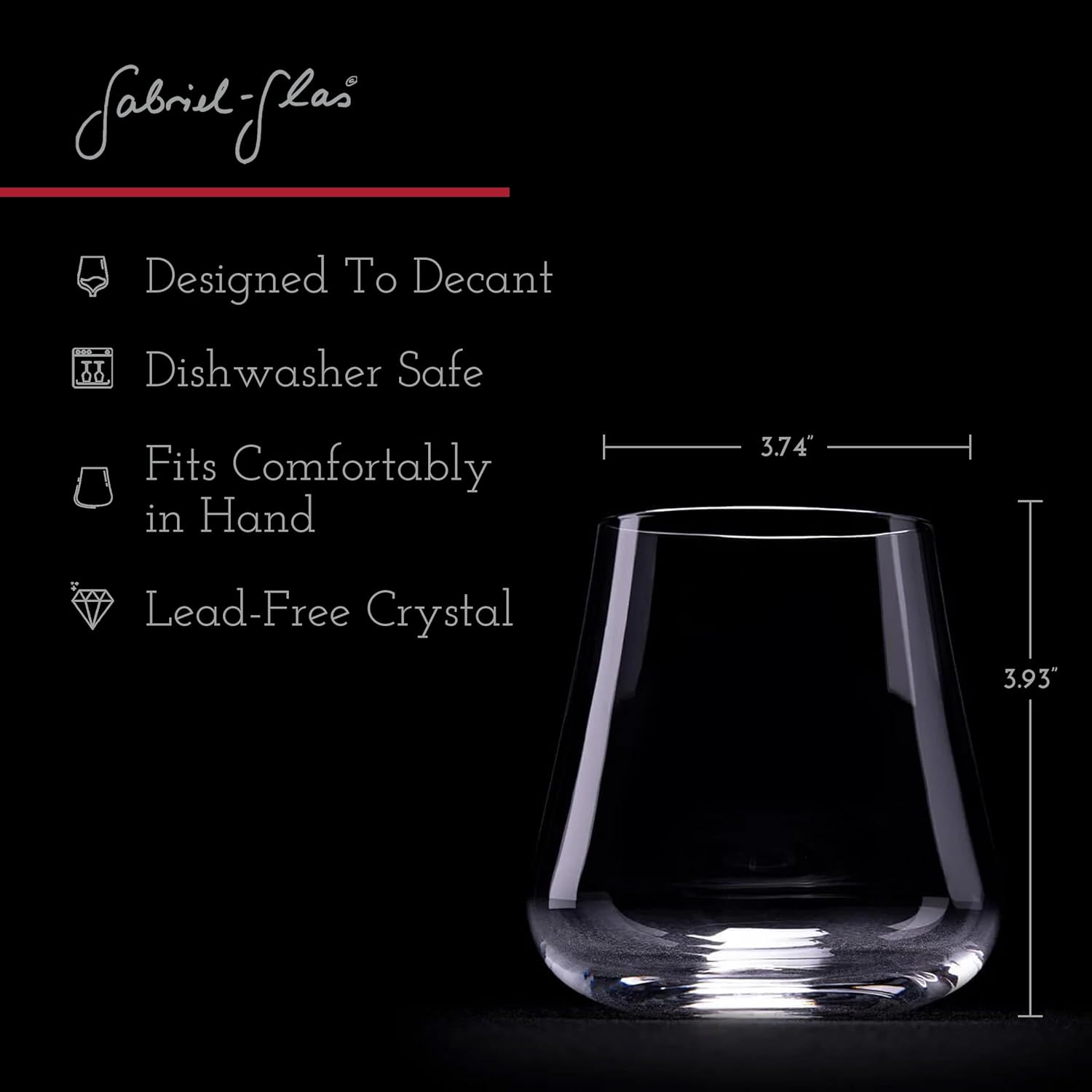Stemless Crystal Wine Glasses  - Wine Beer The Whiskey recension och pris