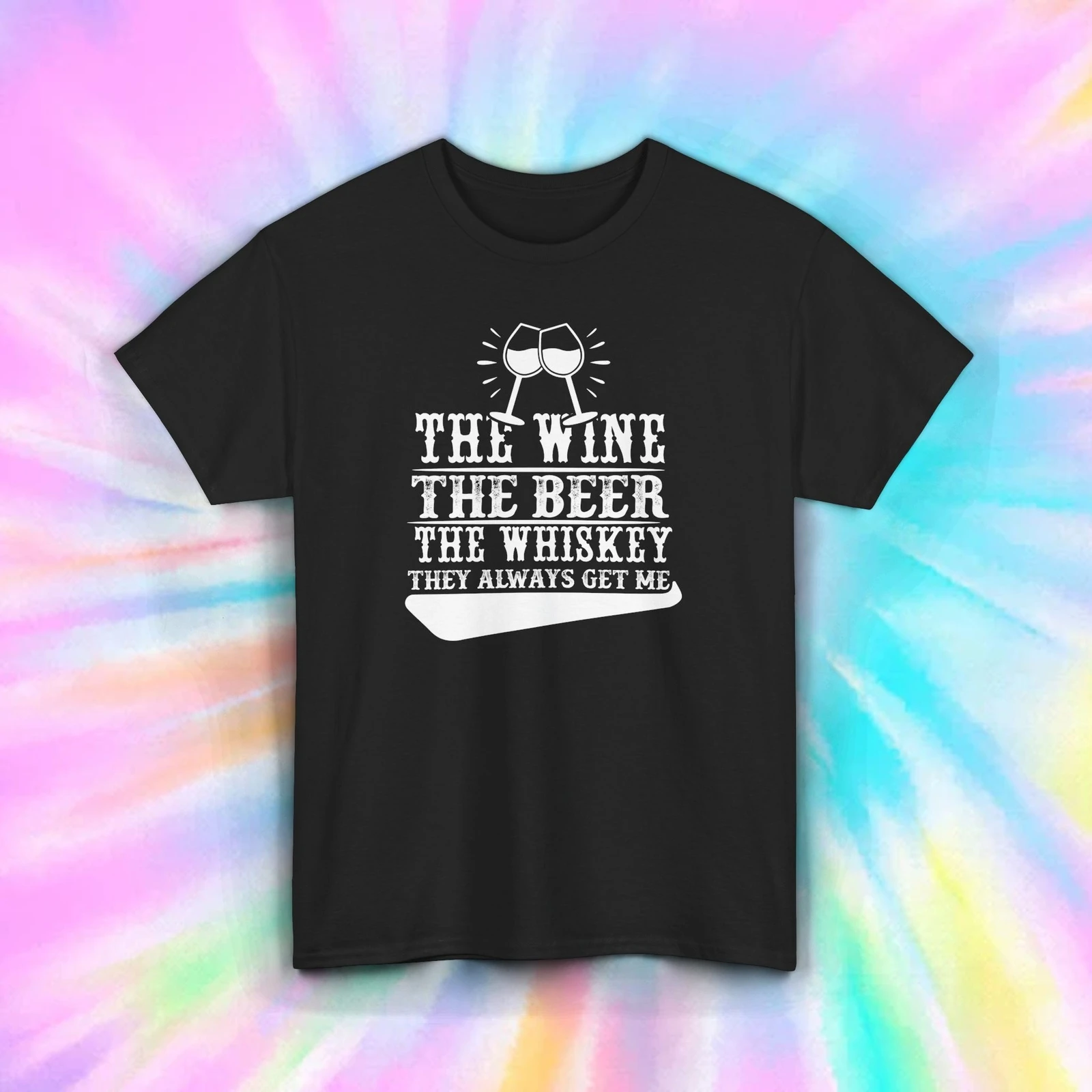 Wine Beer Whiskey Shirt Funny  - Wine Beer The Whiskey recension och pris