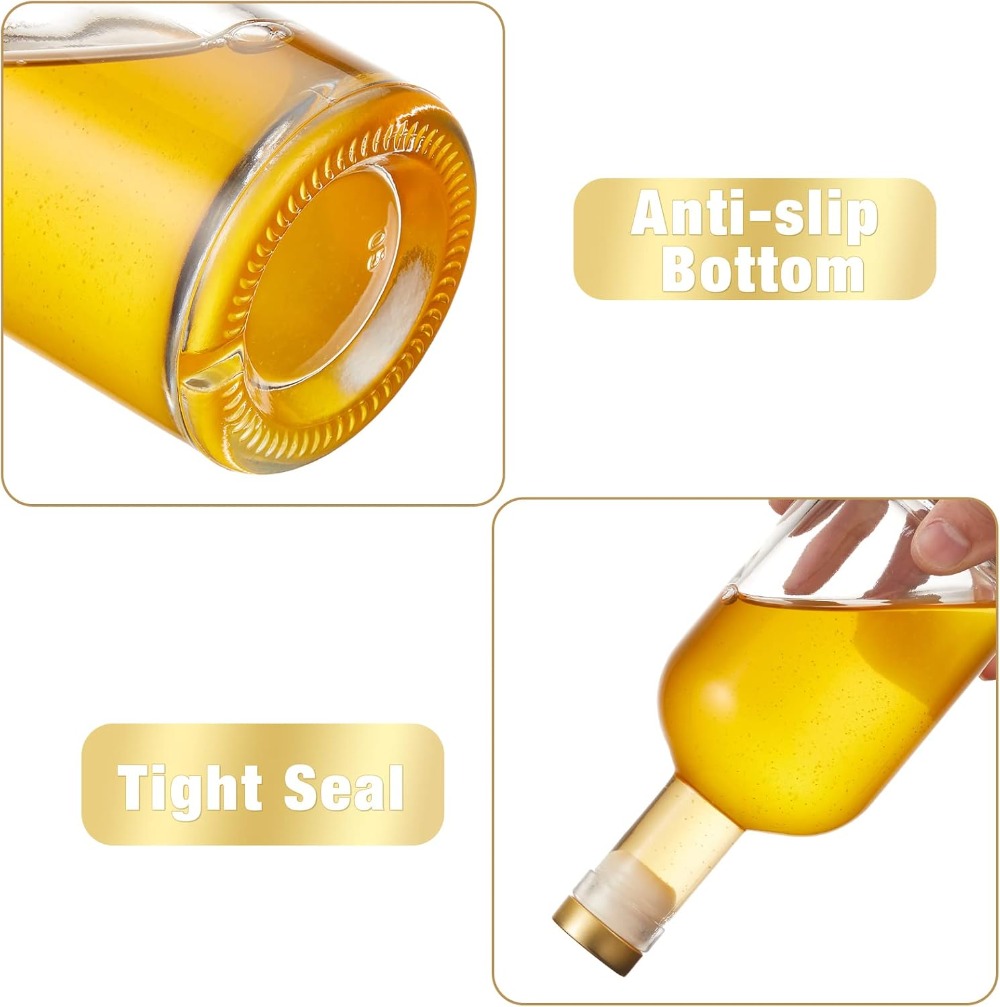 Set of 6 Glass Bottles, 12 oz  - Wine To Beer To Liquor recension och pris