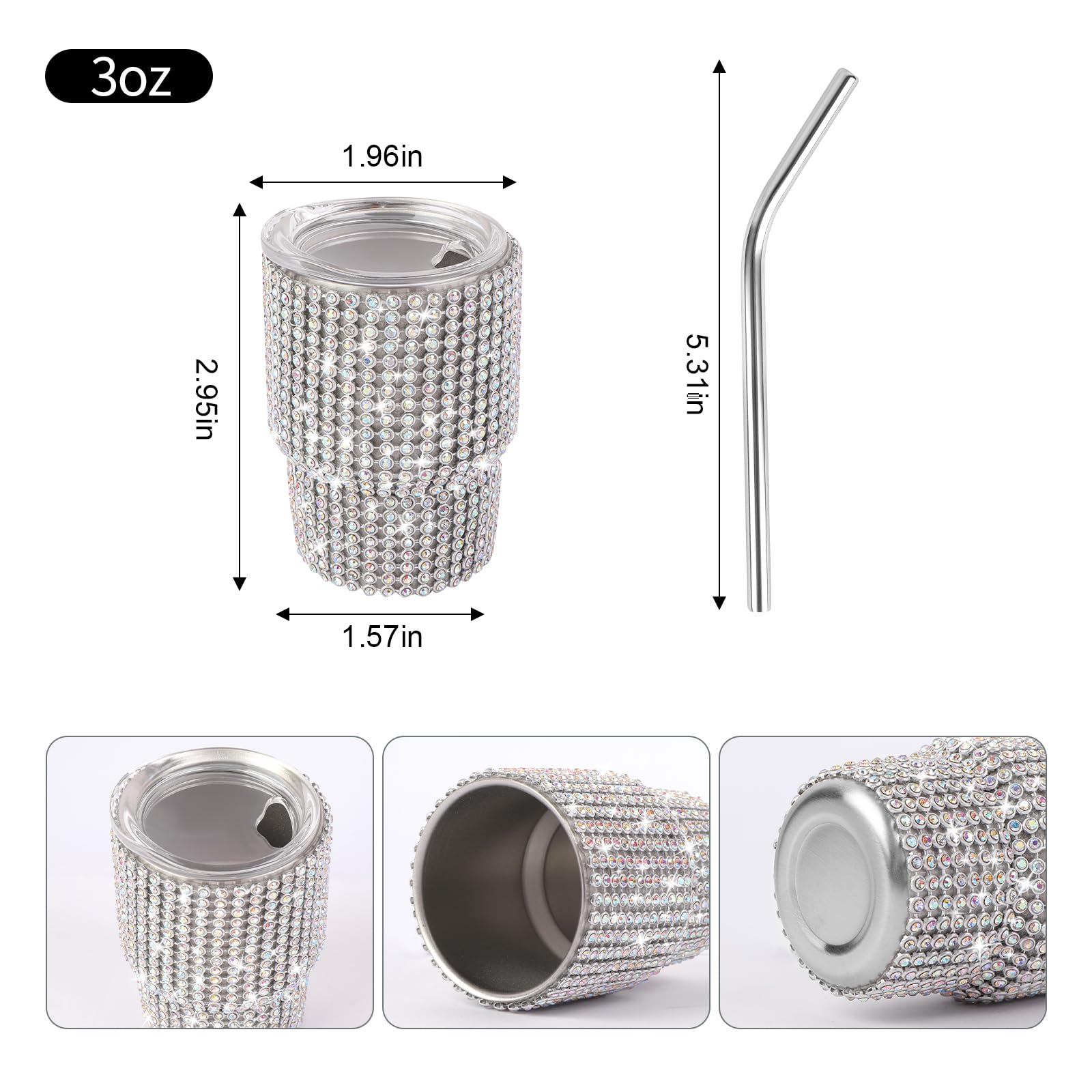 Bling Diamond 3 oz Mini liquor - Wine To Beer To Liquor recension och pris