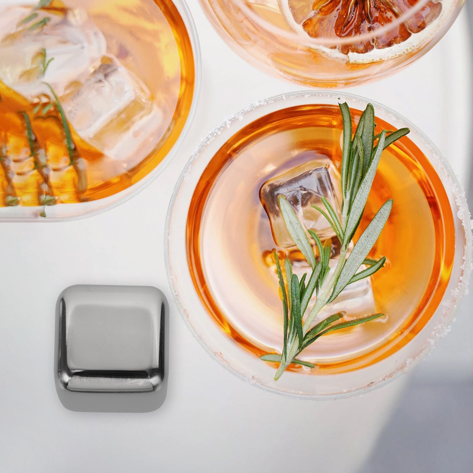 Whiskey Stones 12Pcs Stainless - Wine Beer The Whiskey recension och pris