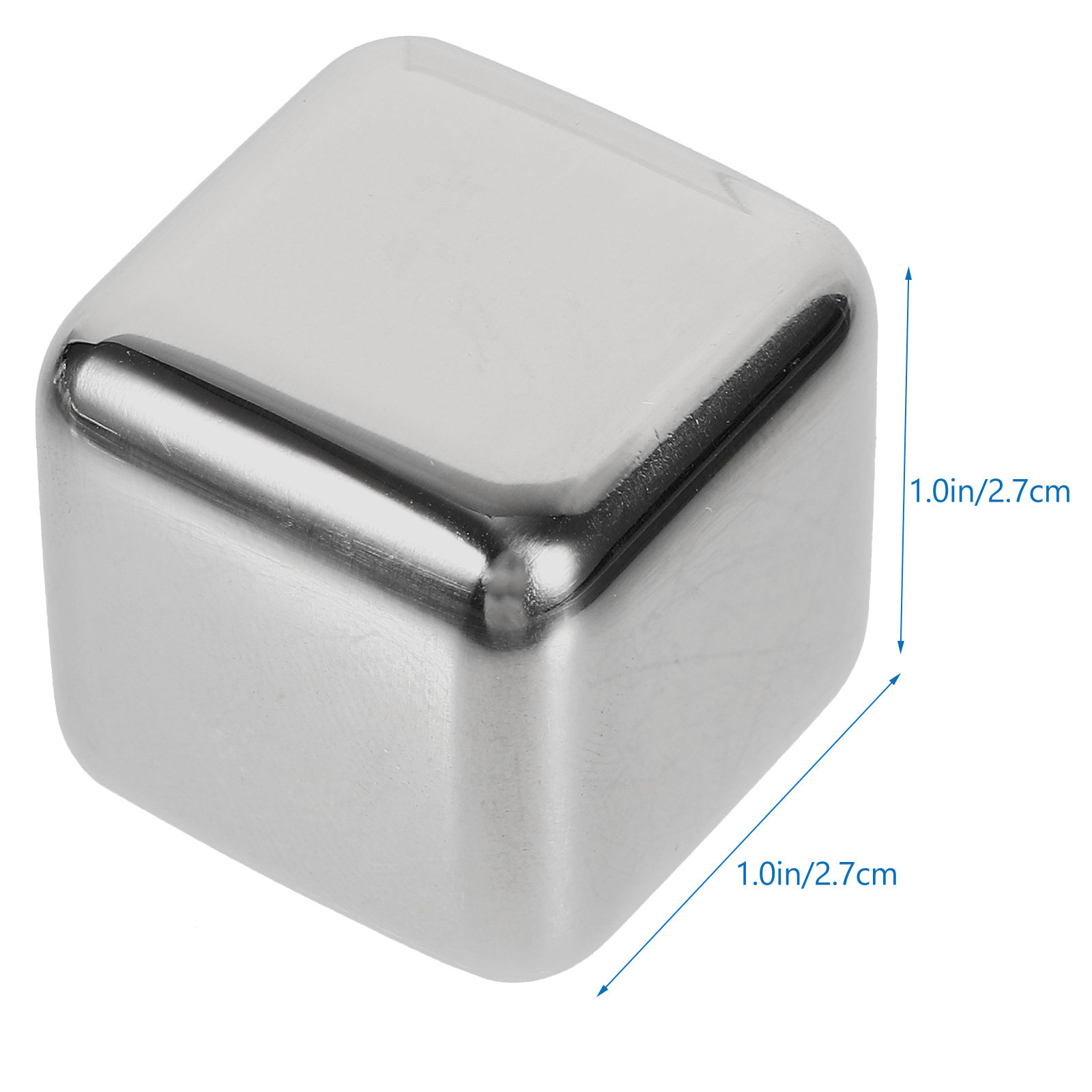 Whiskey Stones 12Pcs Stainless - Wine Beer The Whiskey recension och pris