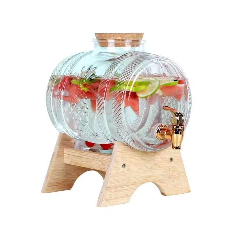 1L Glass Whiskey Barrel Wine B - Wine Beer The Whiskey recension och pris