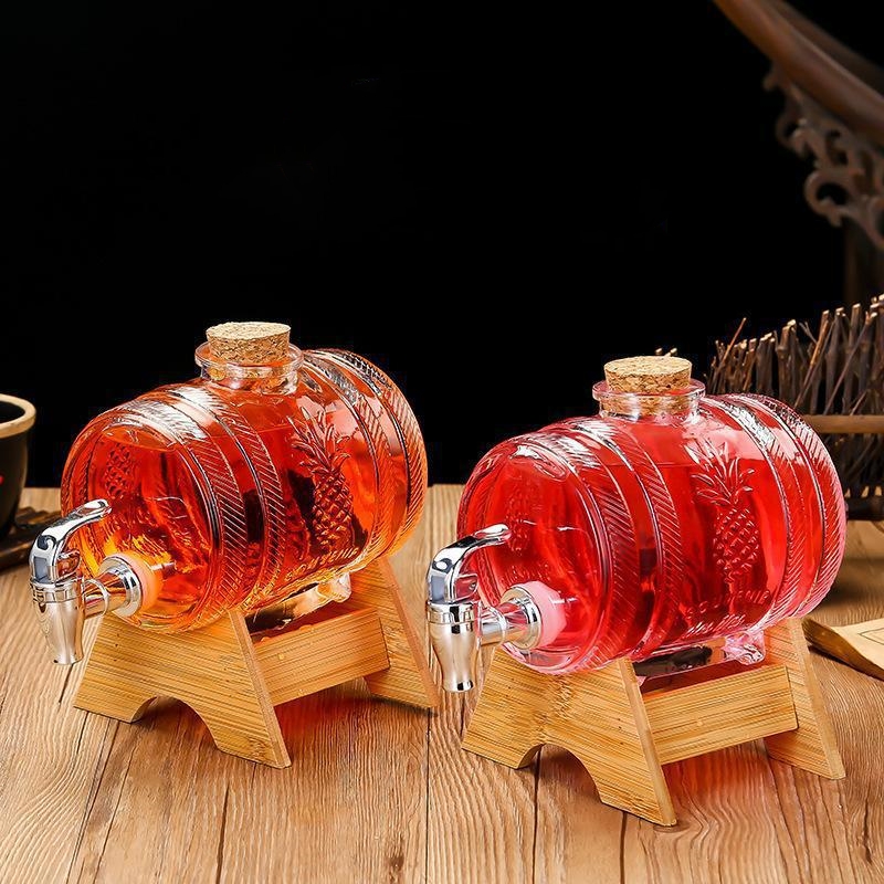 1L Glass Whiskey Barrel Wine B - Wine Beer The Whiskey recension och pris