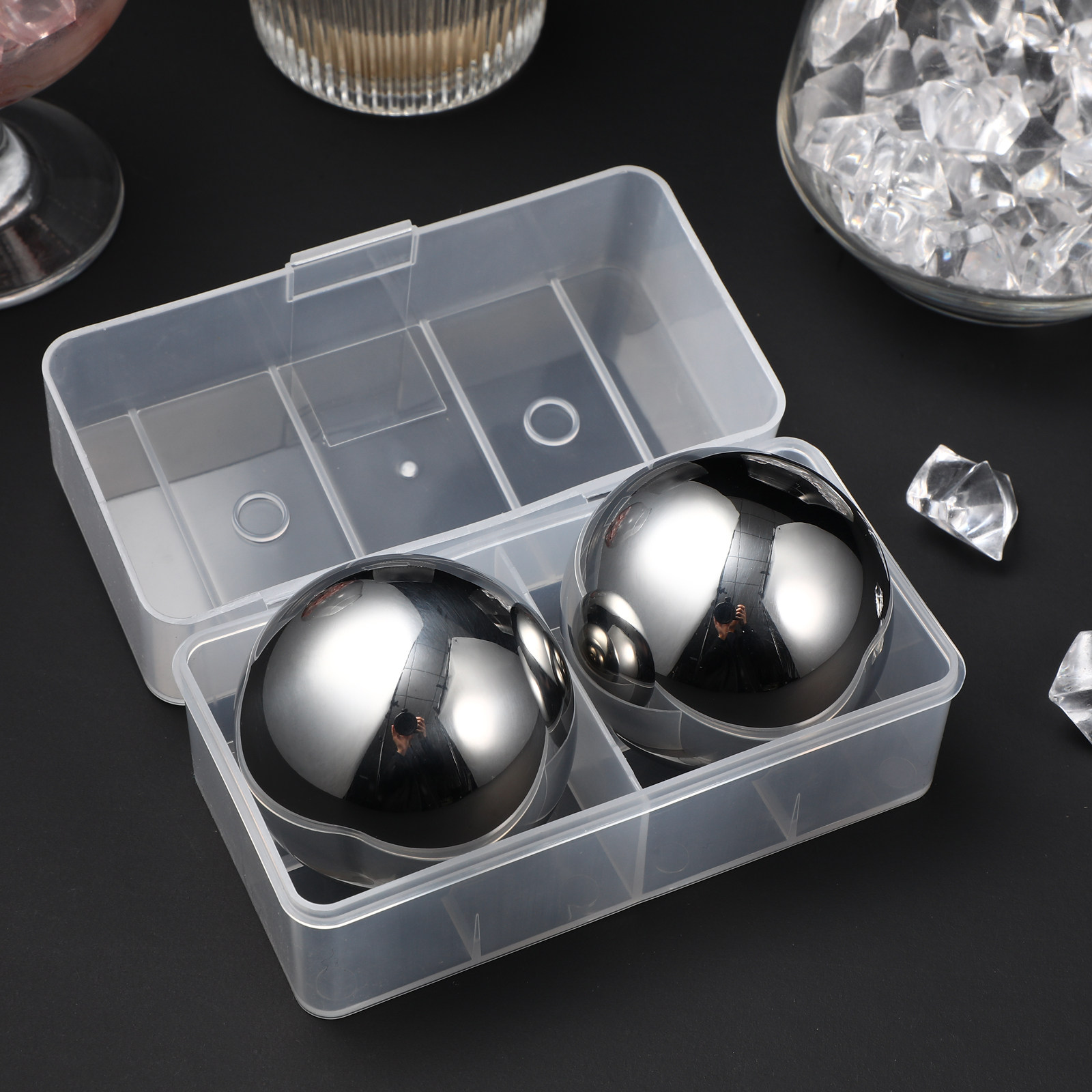 2Pcs Stainless Steel Whiskey S - Wine Beer The Whiskey recension och pris