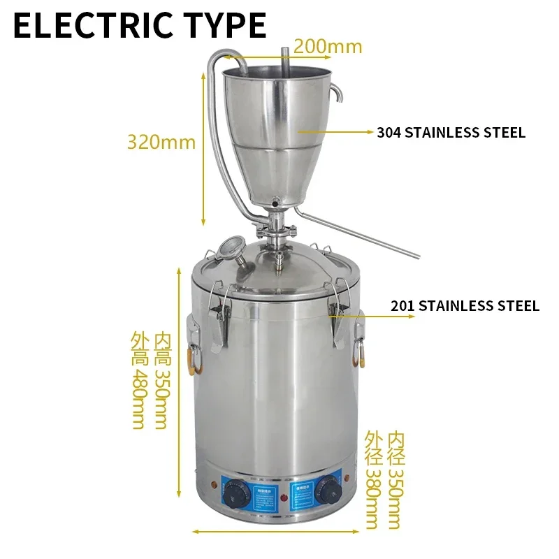 30L Stainless Steel Water Alco - Wine Beer Spirit recension och pris