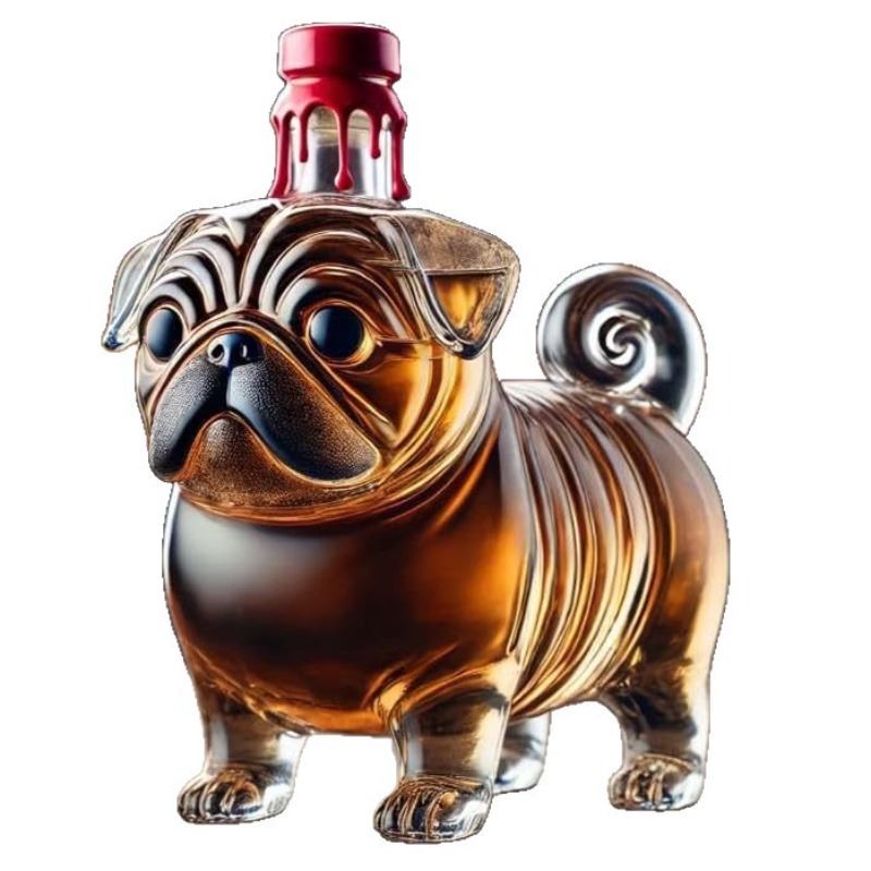 Transparent Whiskey Hanger Pug - Wine Beer The Whiskey recension och pris